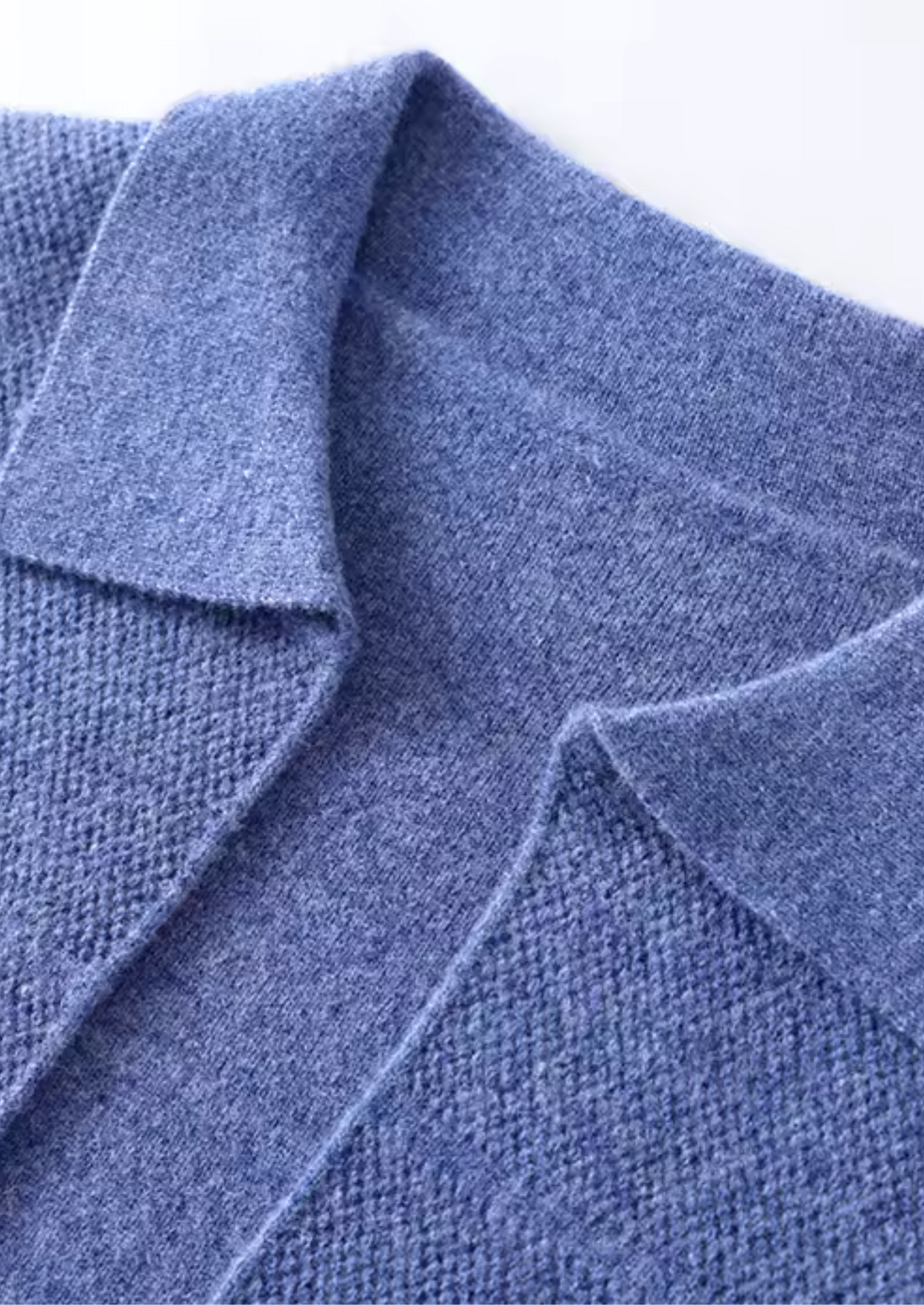 Cosy wool-look knit sweater for men -11