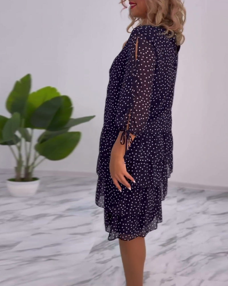 Cosy elegant winter knit dress for women | AUTERELLE - 5