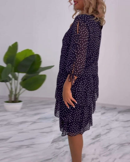 Cosy elegant winter knit dress for women | AUTERELLE - 5