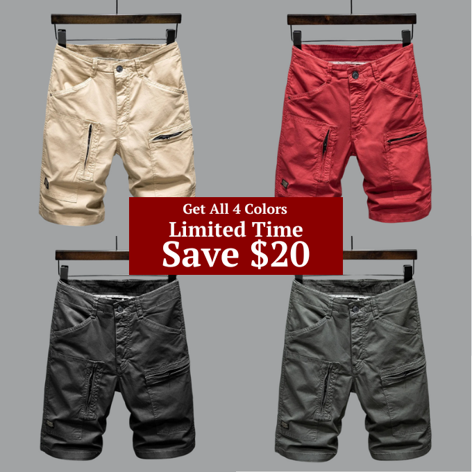 Relaxed everyday cargo shorts for men | Hampton - 12