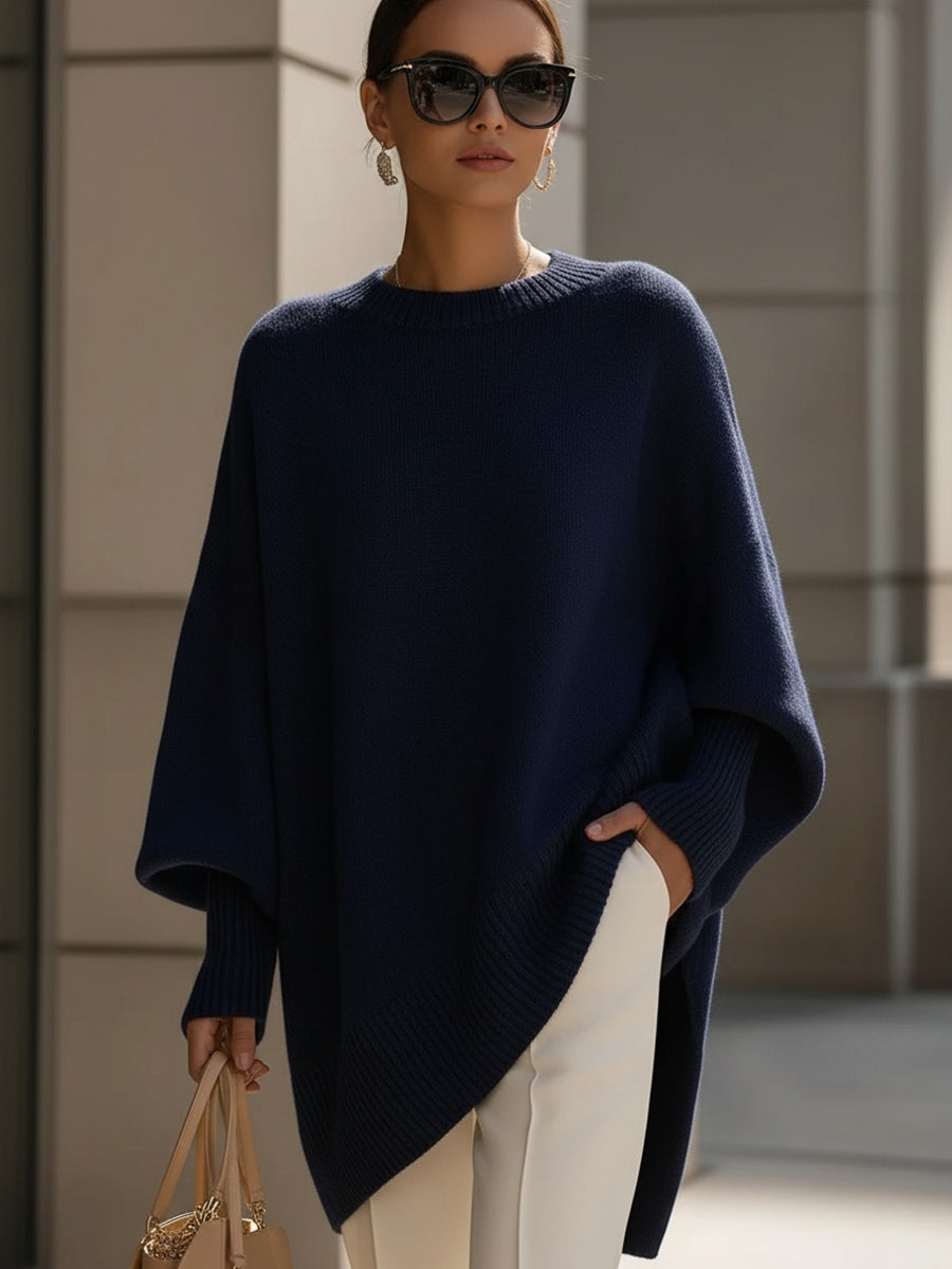 Asymmetric Hem Knit Top Stylish for Women | Evelyne
