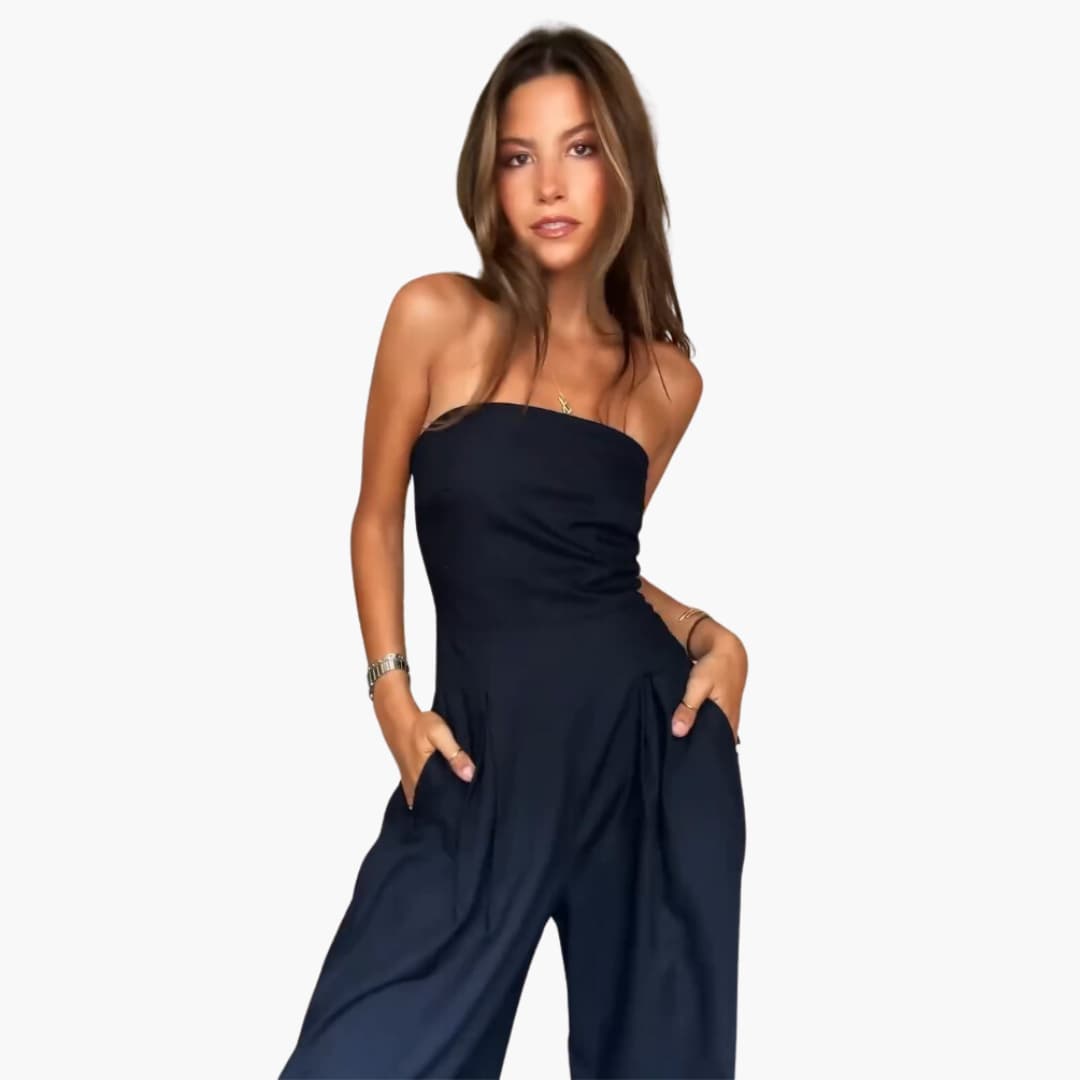 Relaxed everyday casual jumpsuit for women | Abigail -1