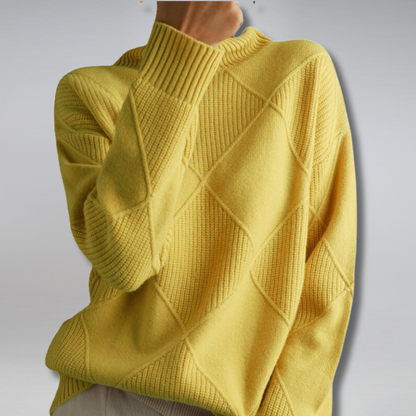 Cosy knit turtleneck sweater for women | Myla - 2
