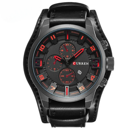 Classic leather strap wristwatch for men | Legacy - 8