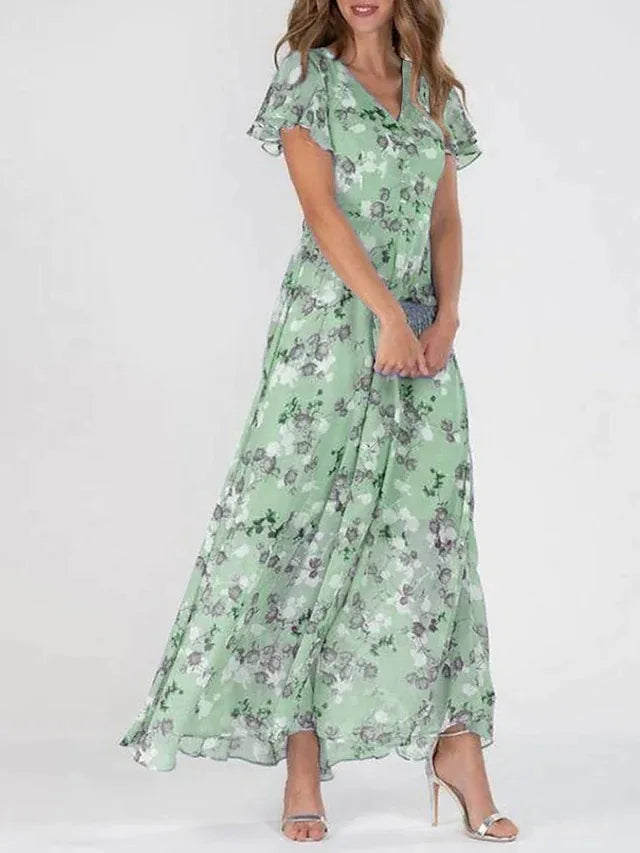 Glamorous everyday tummy-covering occasion dress for women | Aurelia -2