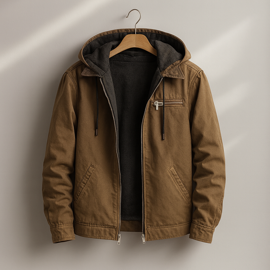 Lined Hooded Utility Jacket Stylish For Men | Branton