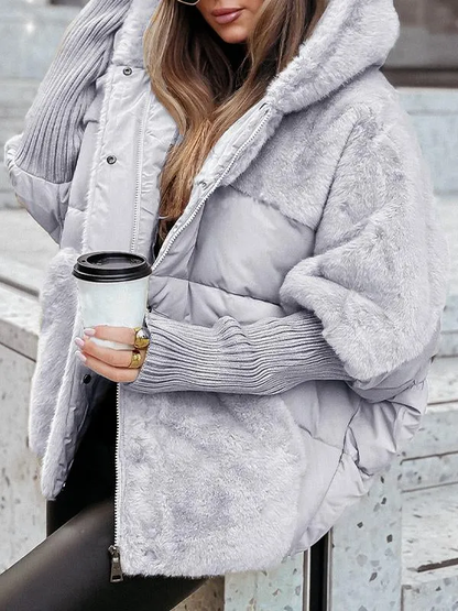 Elegant classic warm winter jacket for women | Ava -8