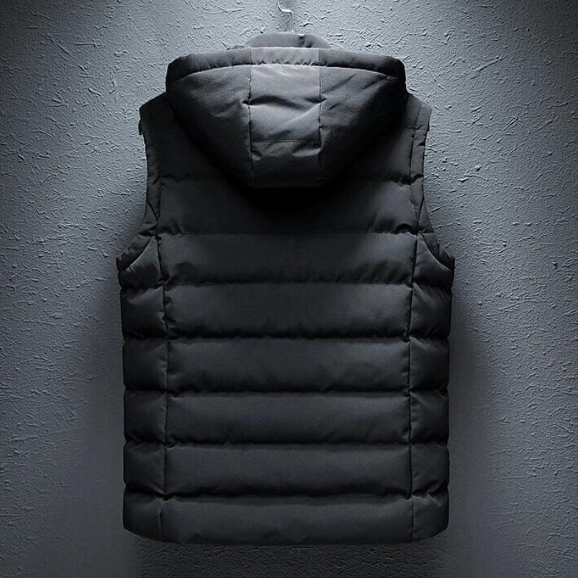 Padded Hooded Gilet Vest Stylish For Men | Kaedon
