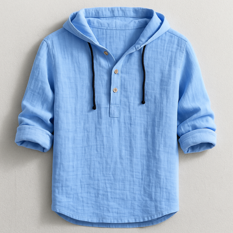 Lightweight Hooded Shirt Classic For Men | Caelum