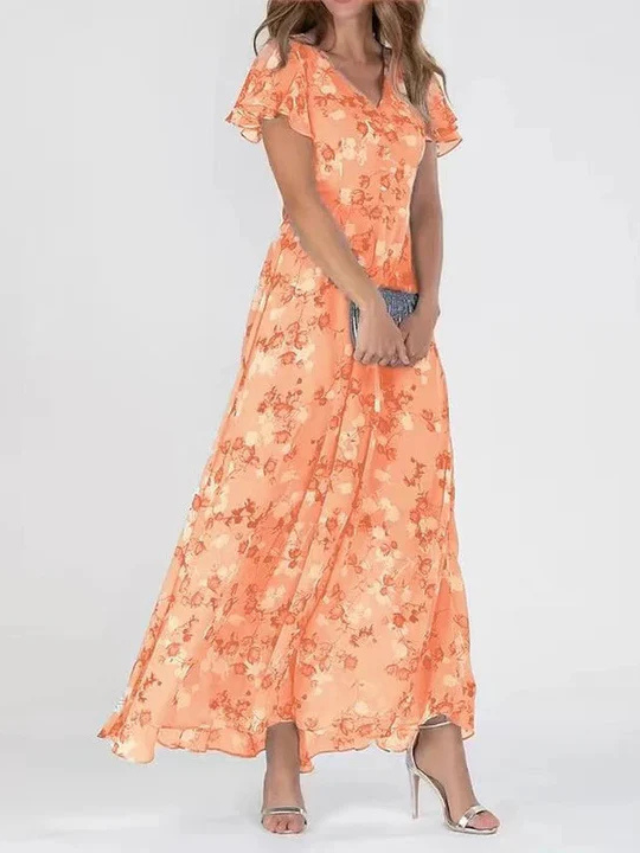 Glamorous everyday tummy-covering occasion dress for women | Aurelia -1