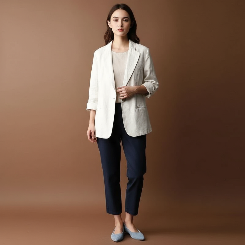 Relaxed Tailored Blazer Refined For Women | Marielle
