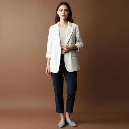Relaxed Tailored Blazer Refined For Women | Marielle