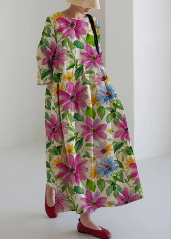 Unique patchwork everyday casual dress for women - 7