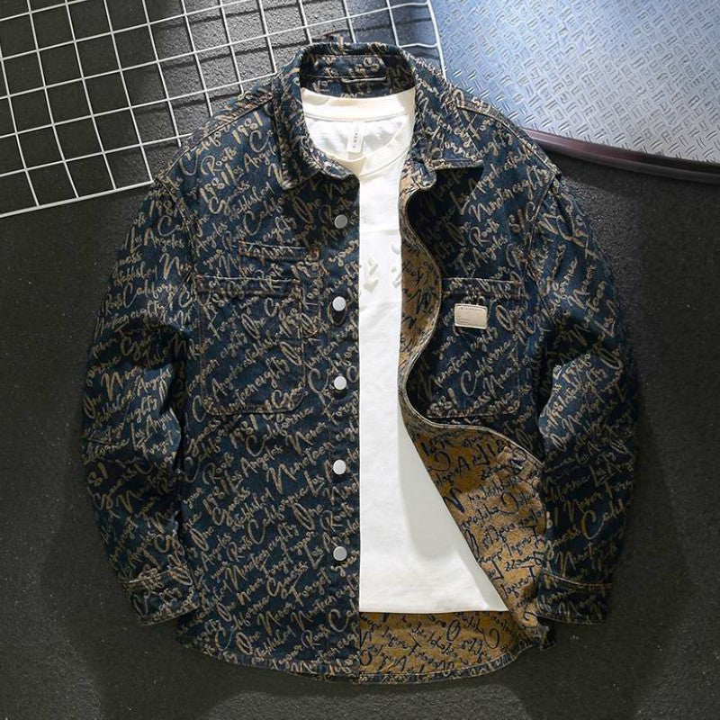 Embroidered Button Front Jacket Stylish for Men | Cassian