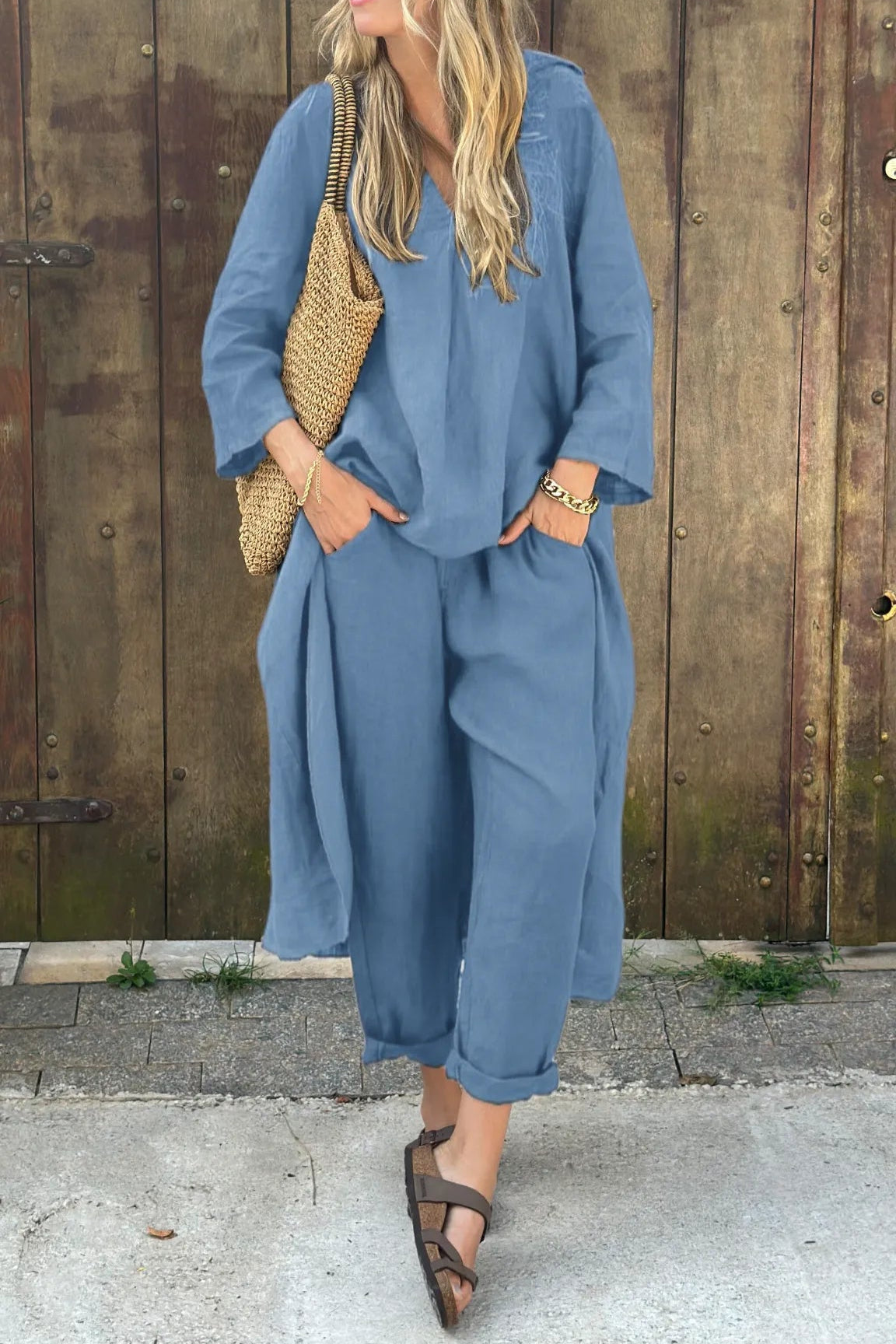 Elegant everyday casual co-ord set for women | Luxe - 5