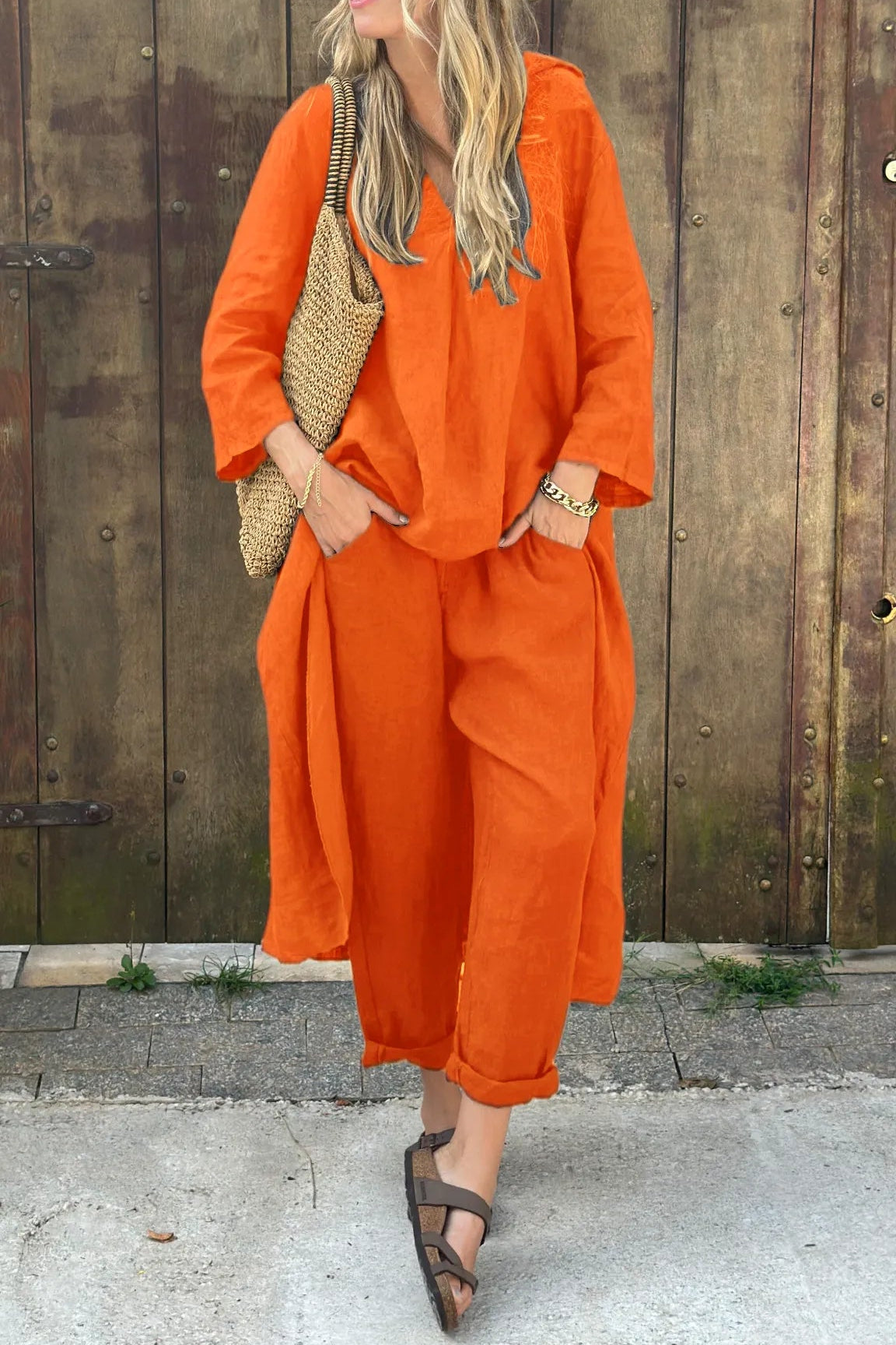 Stylish comfortable everyday casual co-ord set for women | Olivia -7
