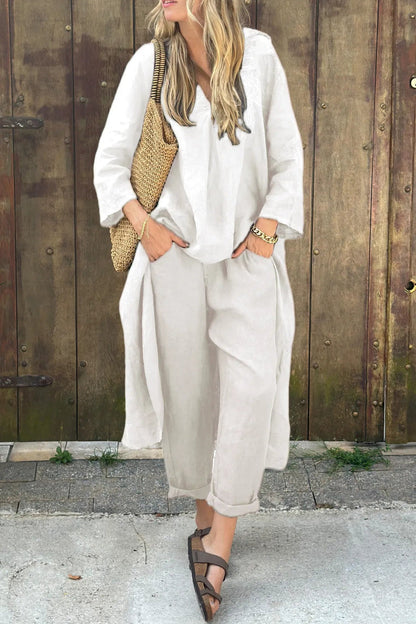 Stylish comfortable everyday casual co-ord set for women | Olivia -6