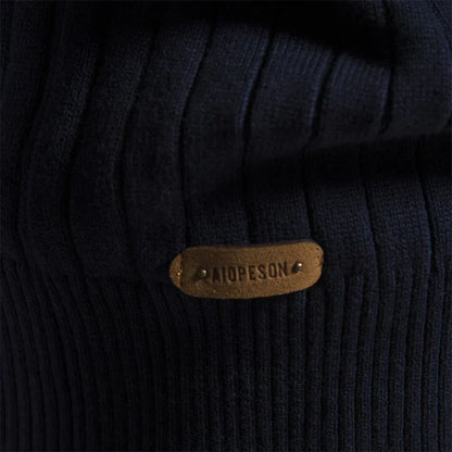Ribbed Zip Neck Sweater Cozy for Men | Corin