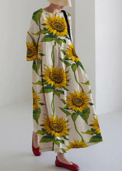 Unique patchwork everyday casual dress for women - 9