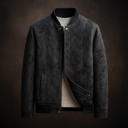 Textured Bomber Jacket Stylish for Men | Hartwell