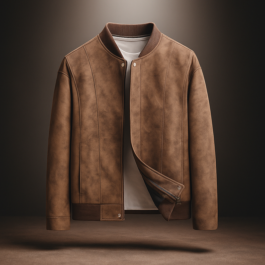 Textured Bomber Jacket Stylish for Men | Hartwell