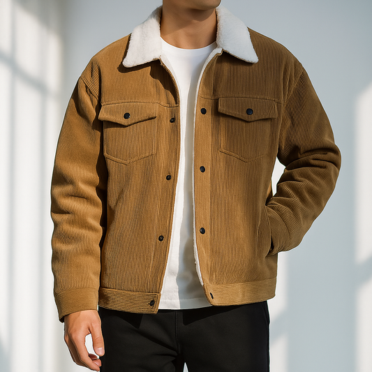 Smart corduroy everyday jacket for men | Hudson - 1