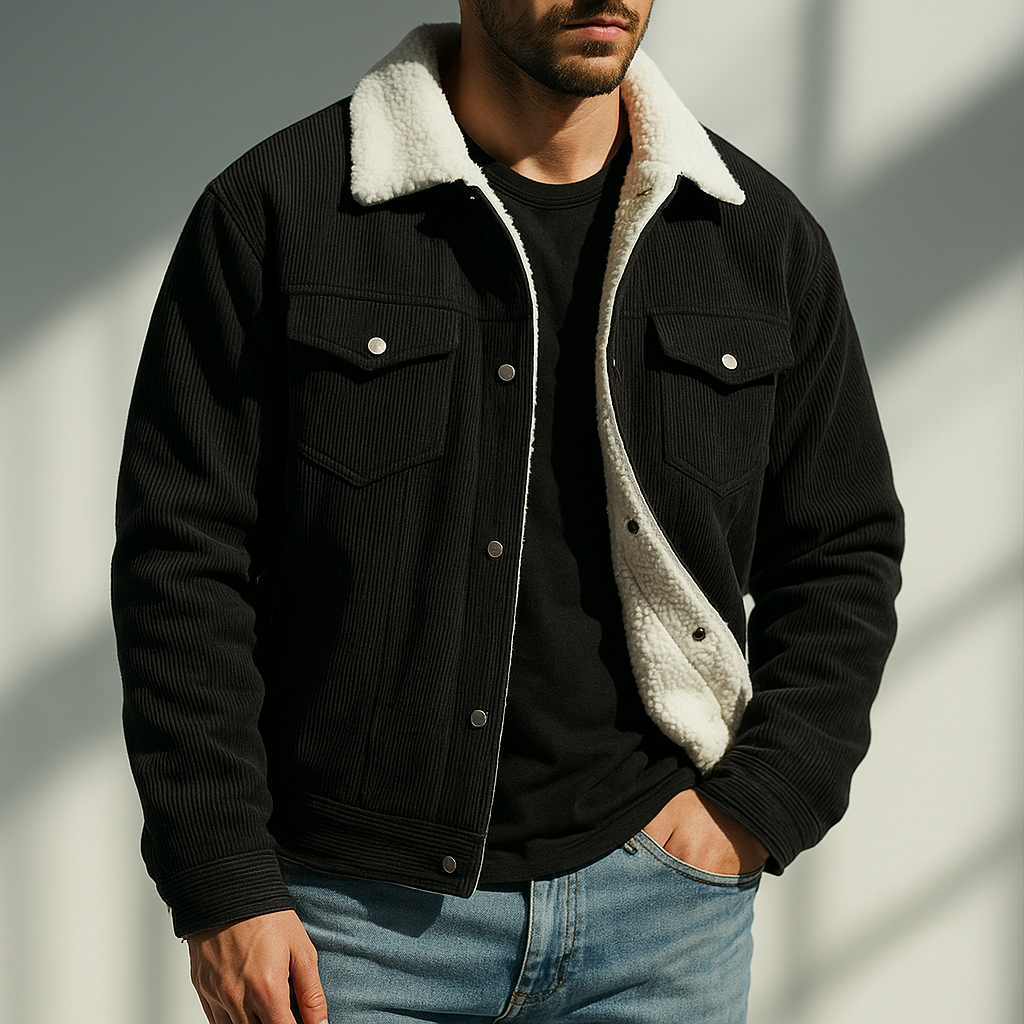 Smart corduroy everyday jacket for men | Hudson - 6