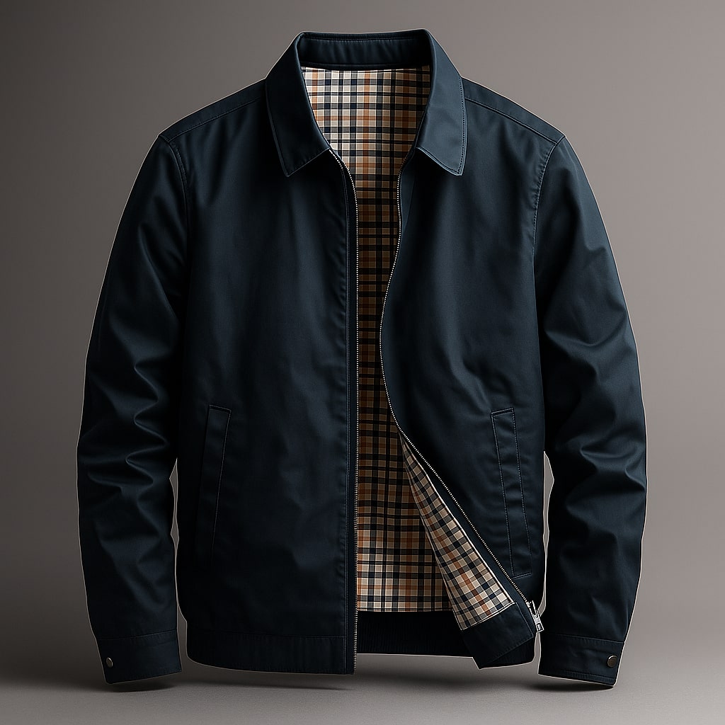 Zip Front Utility Jacket Stylish for Men | Hadley