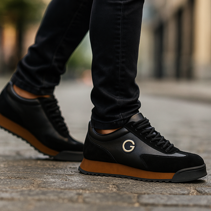Retro Style Lace Up Trainers Modern For Men | Marco