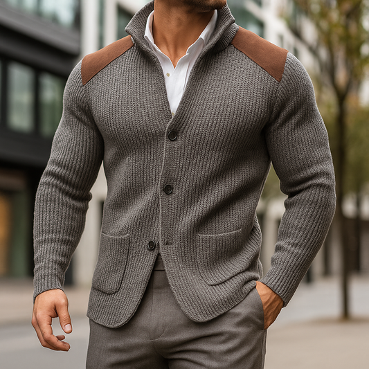 Textured Tailored Blazer Refined For Men | Dave