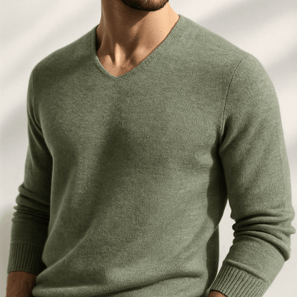 Classic V-Neck Sweater Cozy for Men | Ashton