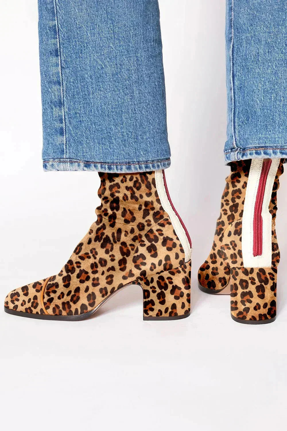 Elegant everyday heeled ankle boots for women | Aria -4