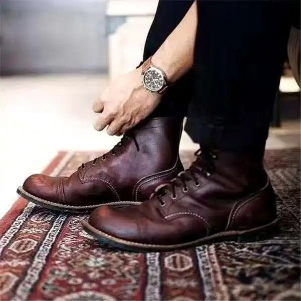 Timeless brogue ankle boots for men | Caleb -4
