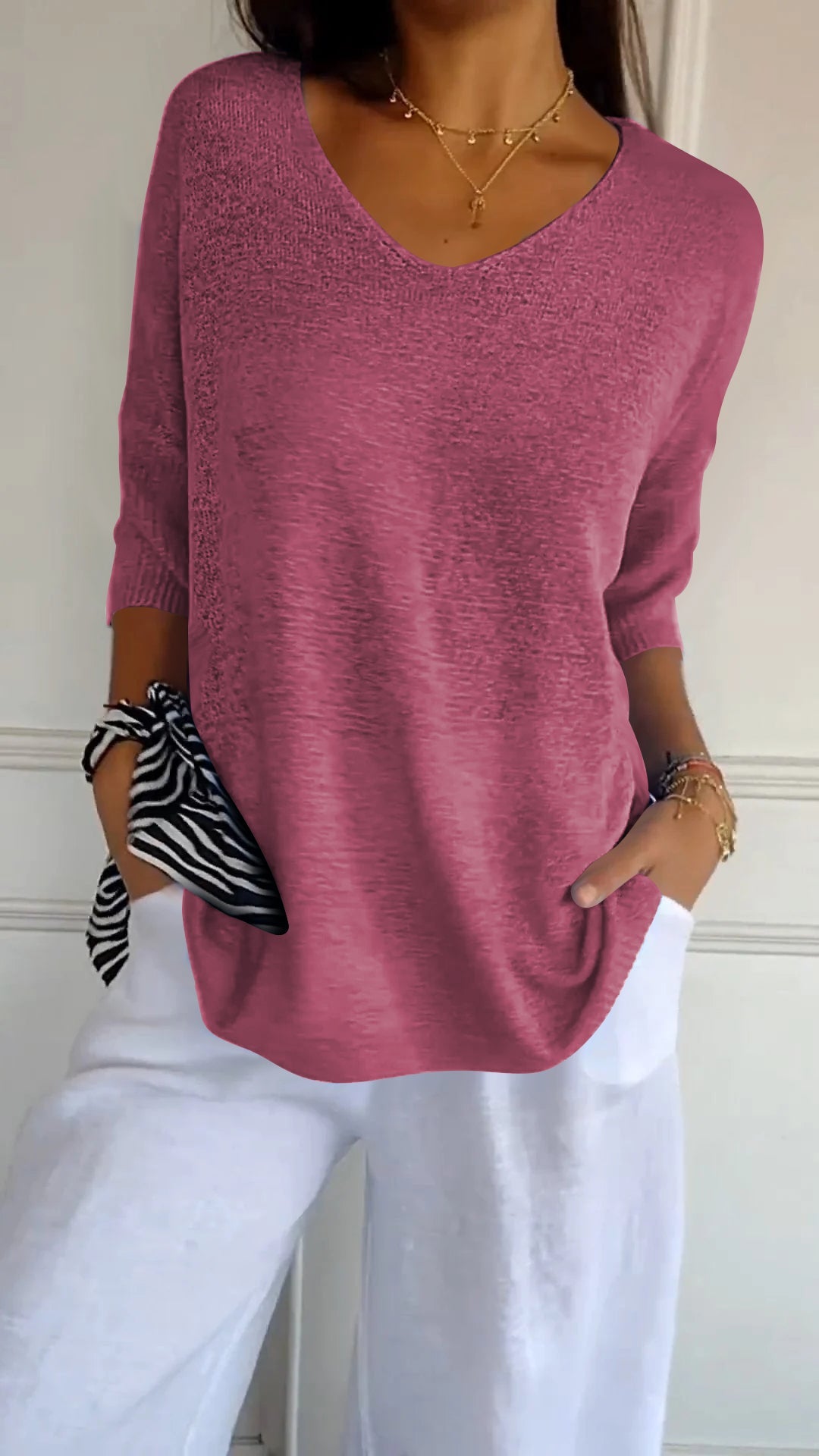 Lightweight printed everyday top for women | Jill -3