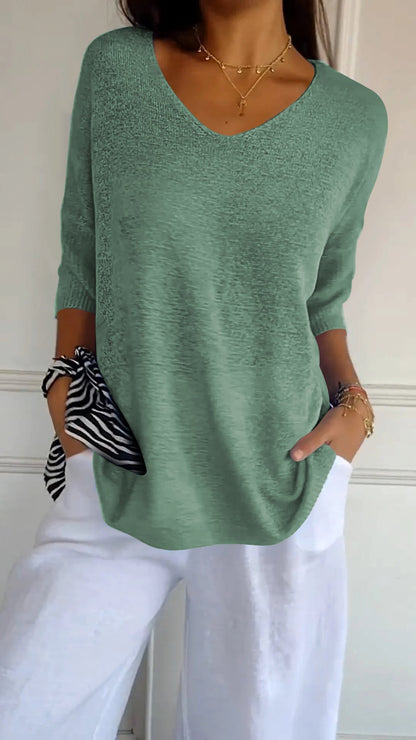 Lightweight printed everyday top for women | Jill -10