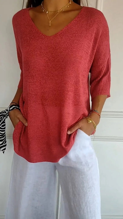 Lightweight printed everyday top for women | Jill -1