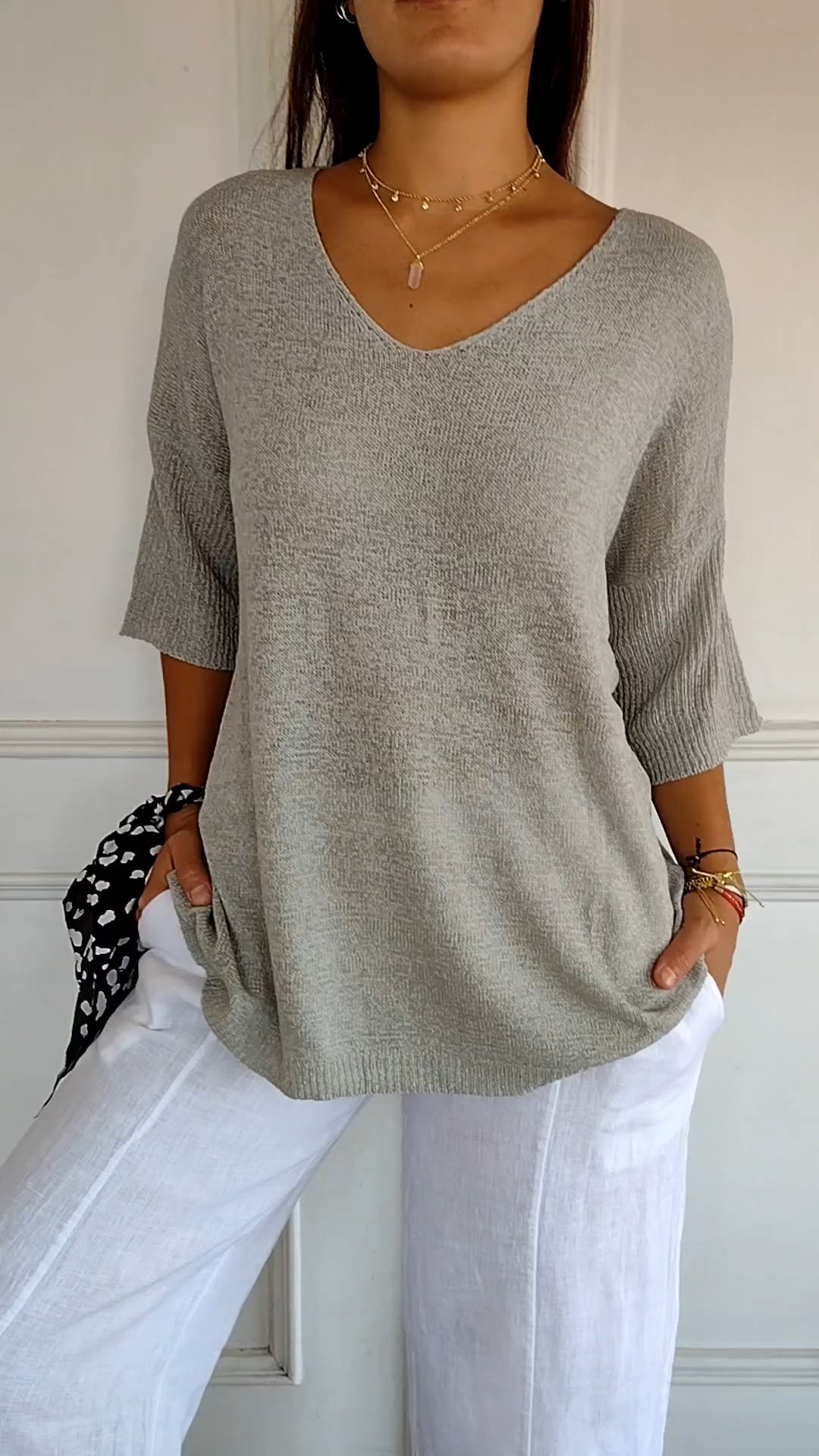 Lightweight printed everyday top for women | Jill -9