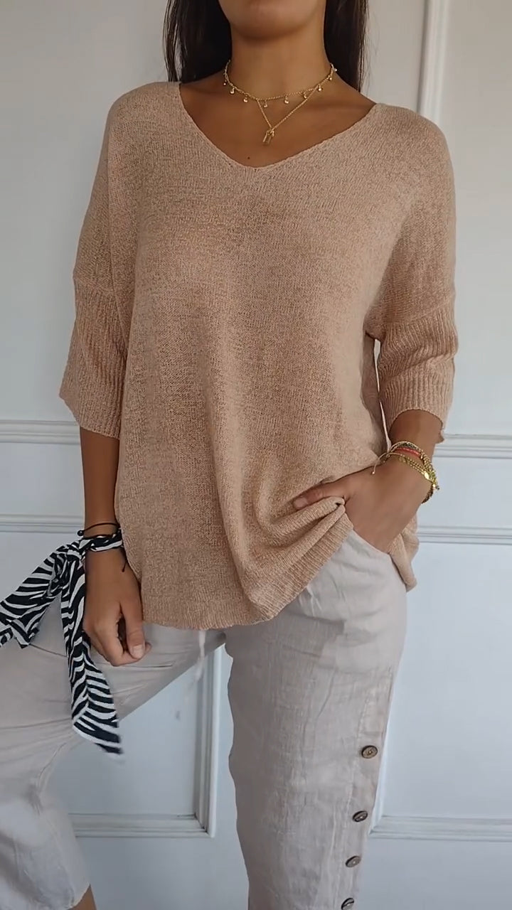 Lightweight printed everyday top for women | Jill -8