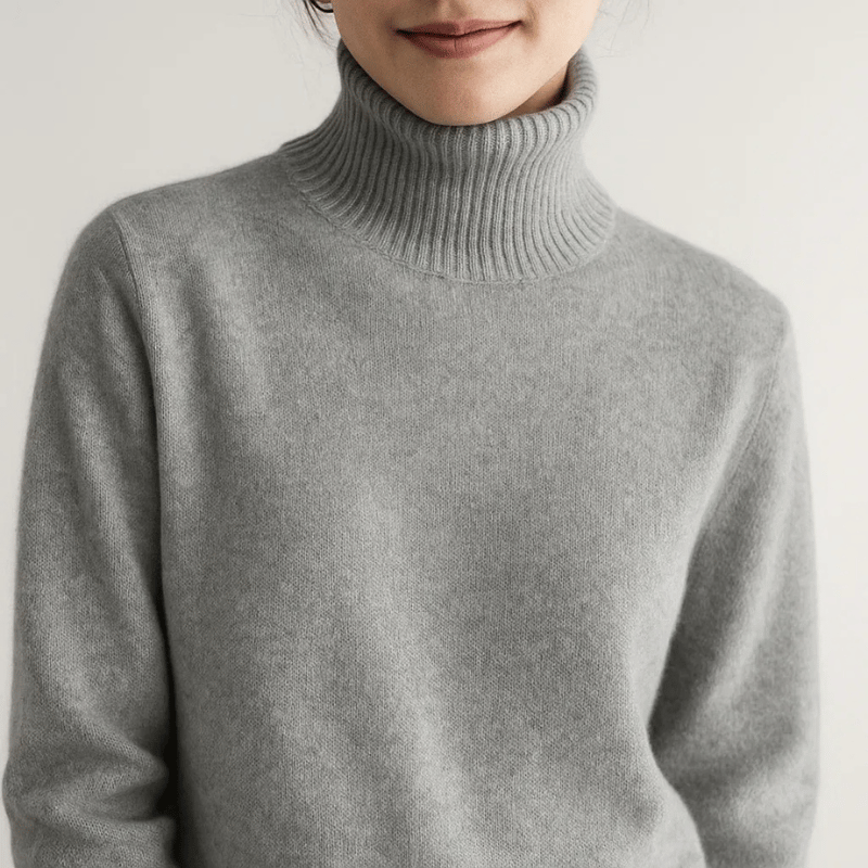 Oversized Turtleneck Sweater Cozy For Women | Elaraine