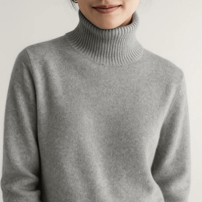 Oversized Turtleneck Sweater Cozy For Women | Elaraine
