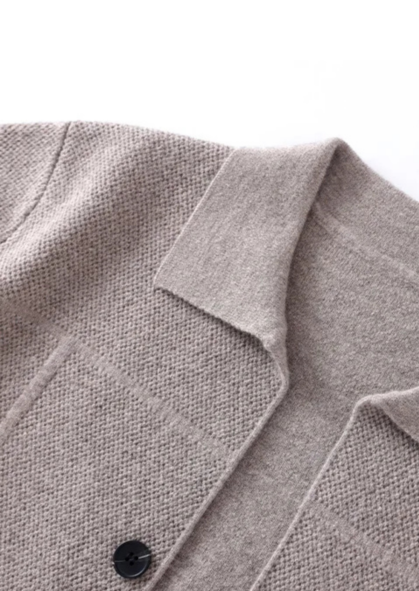Cosy wool-look knit sweater for men -5