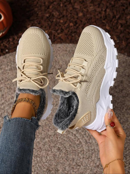 Comfortable Lined Outdoor And Indoor Sneakers Modern For Women | Elvoria