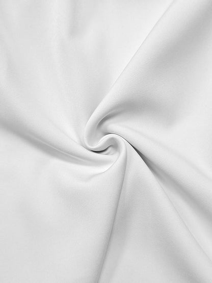 Half-sleeve loose belted deep V-neck solid maxi dress for women - 9