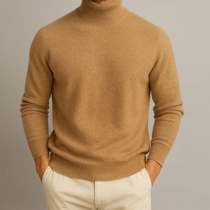 Classic Turtleneck Knit Sweater Cozy For Men | Rohan