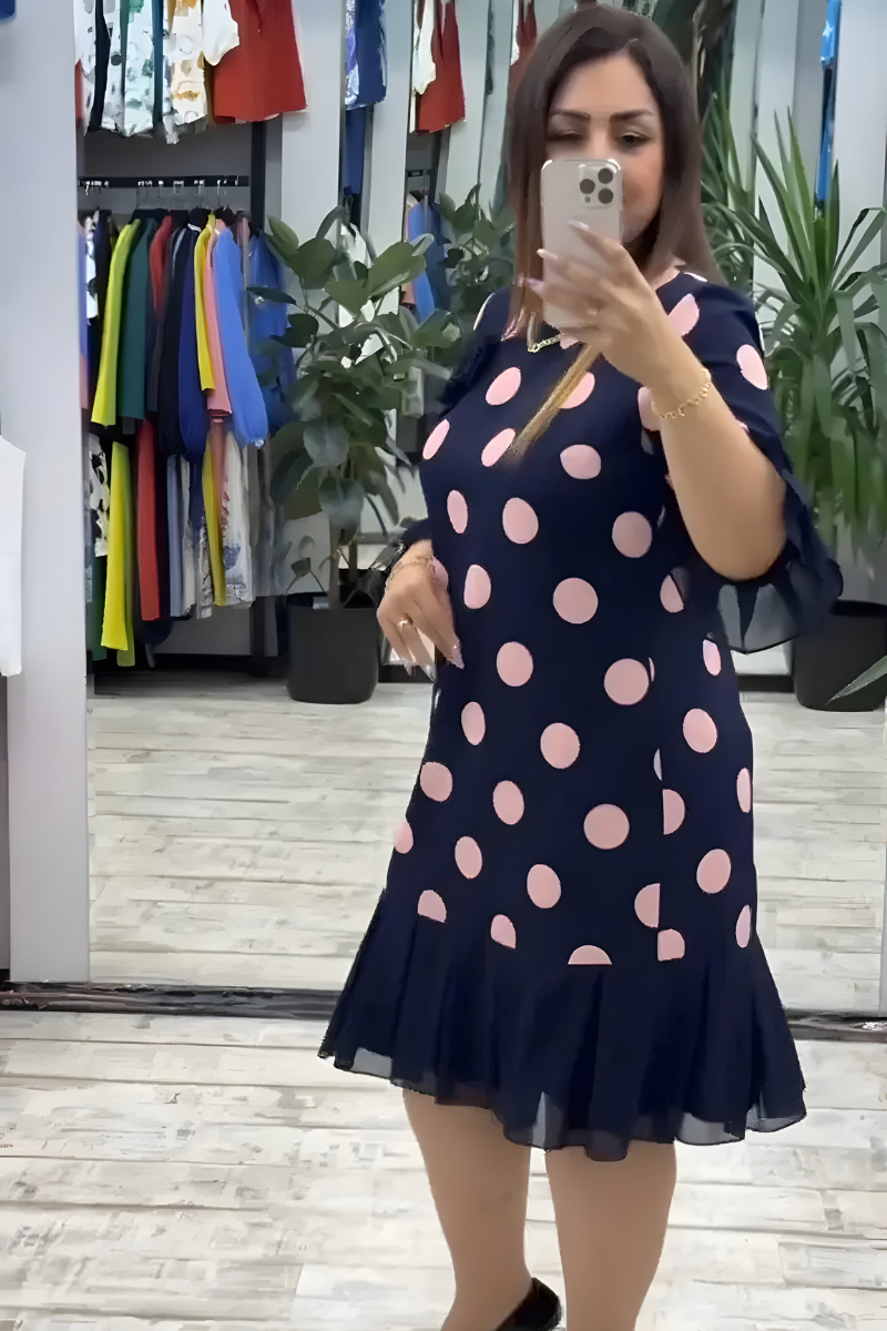 Elegant relaxed everyday midi dress for women | PIA - 2