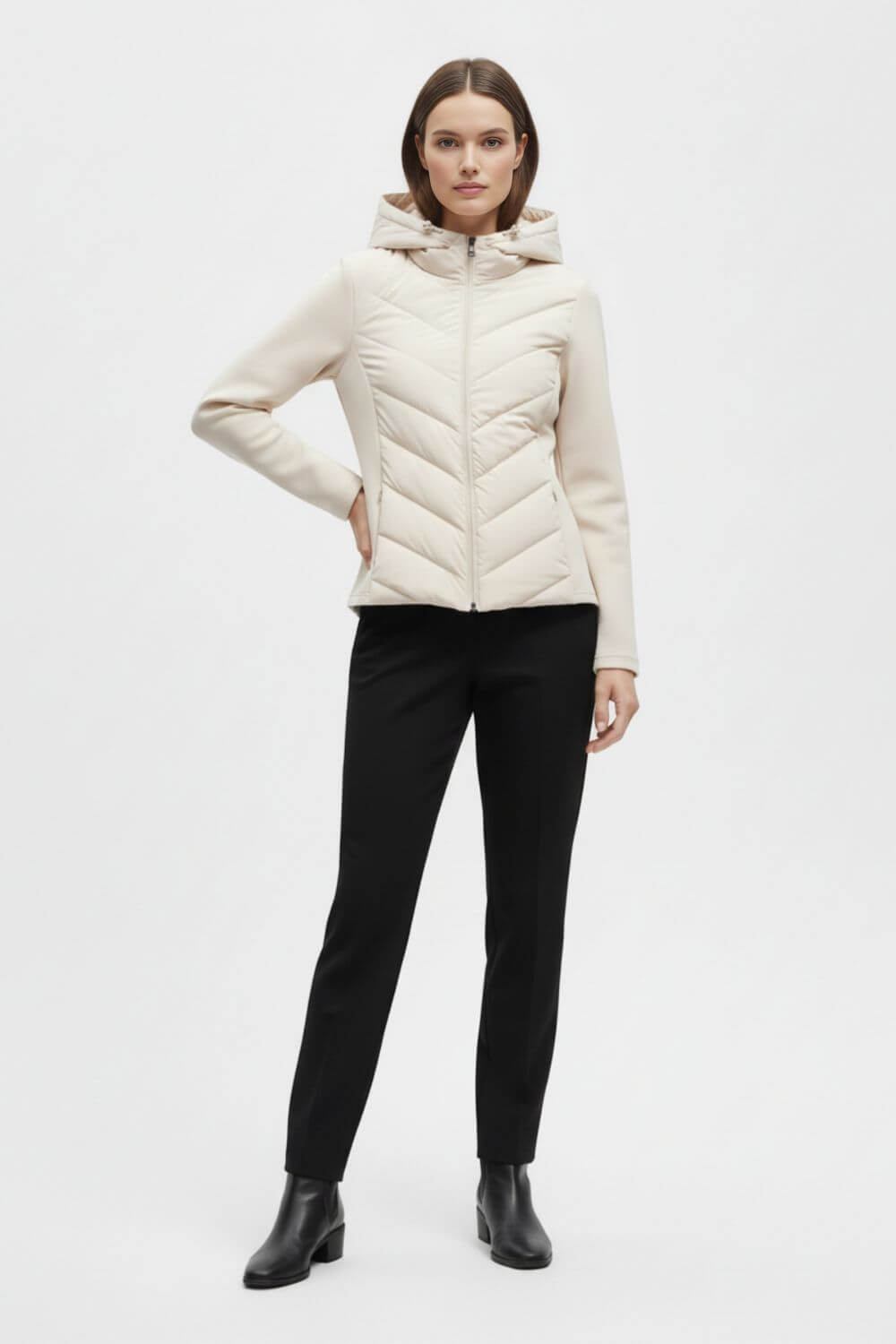 Classic timeless puffer jacket for women -8