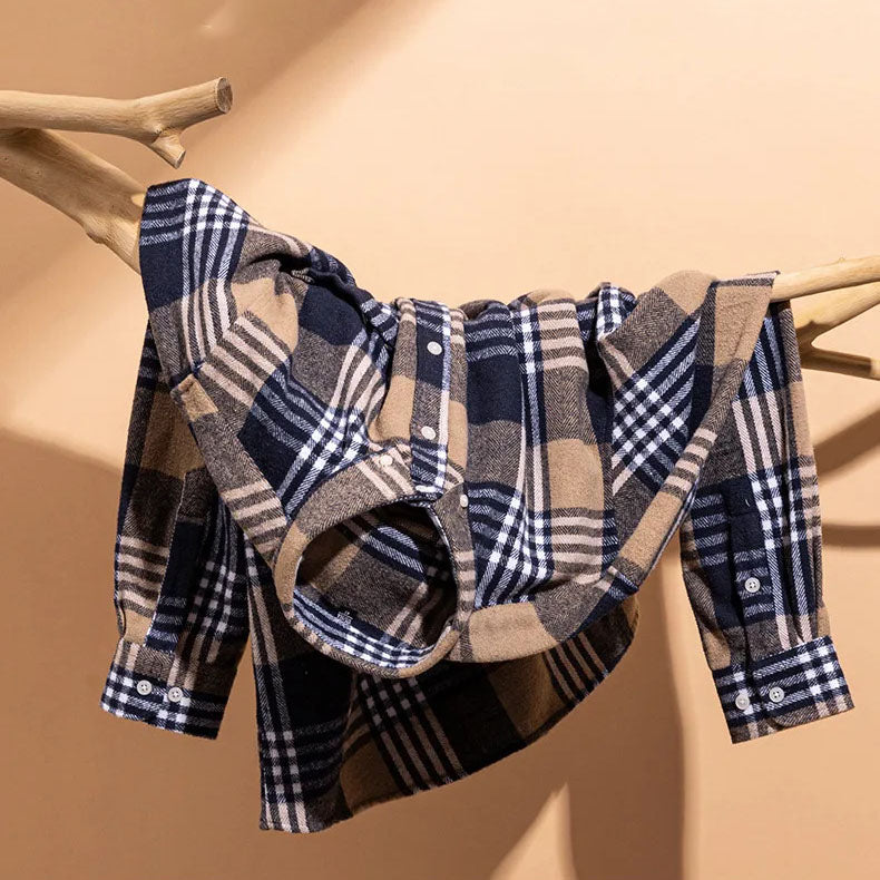 Classic Plaid Button Down Shirt Refined for Men | Everett