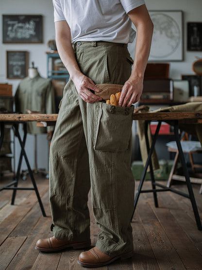 Heritage Utility Trousers with Reinforced Details Versatile for Men | Owen