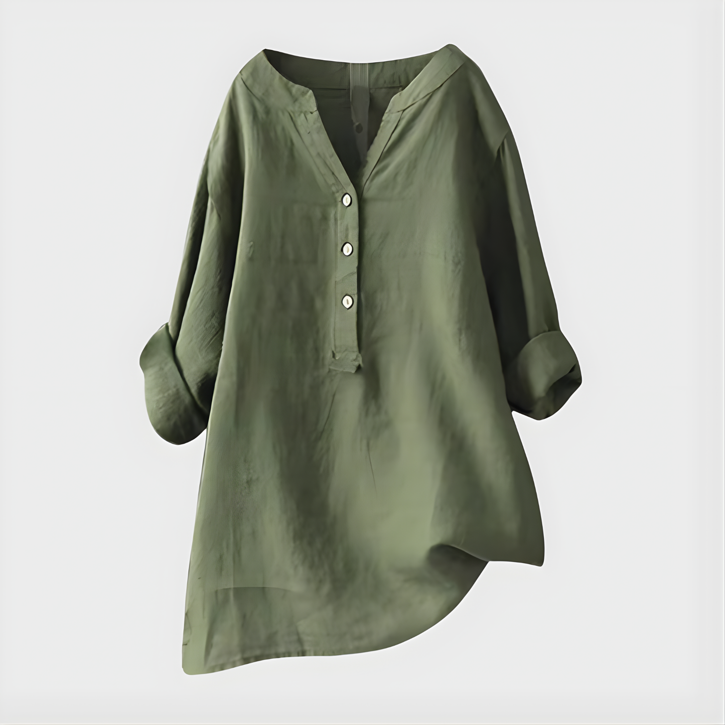 Elegant V-neck everyday blouse for women | Veronique -2