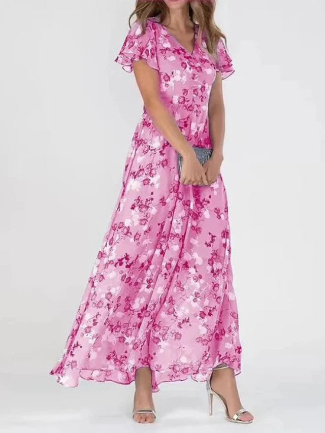 Glamorous everyday tummy-covering occasion dress for women | Aurelia -4